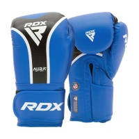 Перчатки RDX Aura Plus T-17 12oz син/черн. (арт. BGR-T17UB-12OZ+)