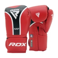 Перчатки RDX Aura Plus T-17 14oz красн/черн. (арт. BGR-T17RB-14OZ+)